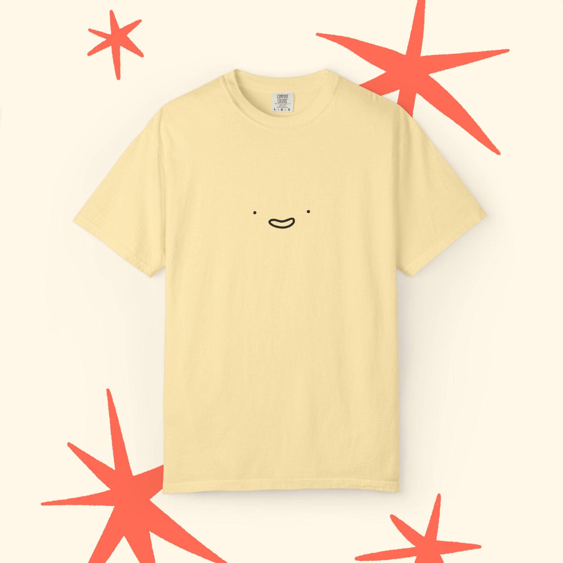 Smiley Unisex Garment-Dyed T-shirt