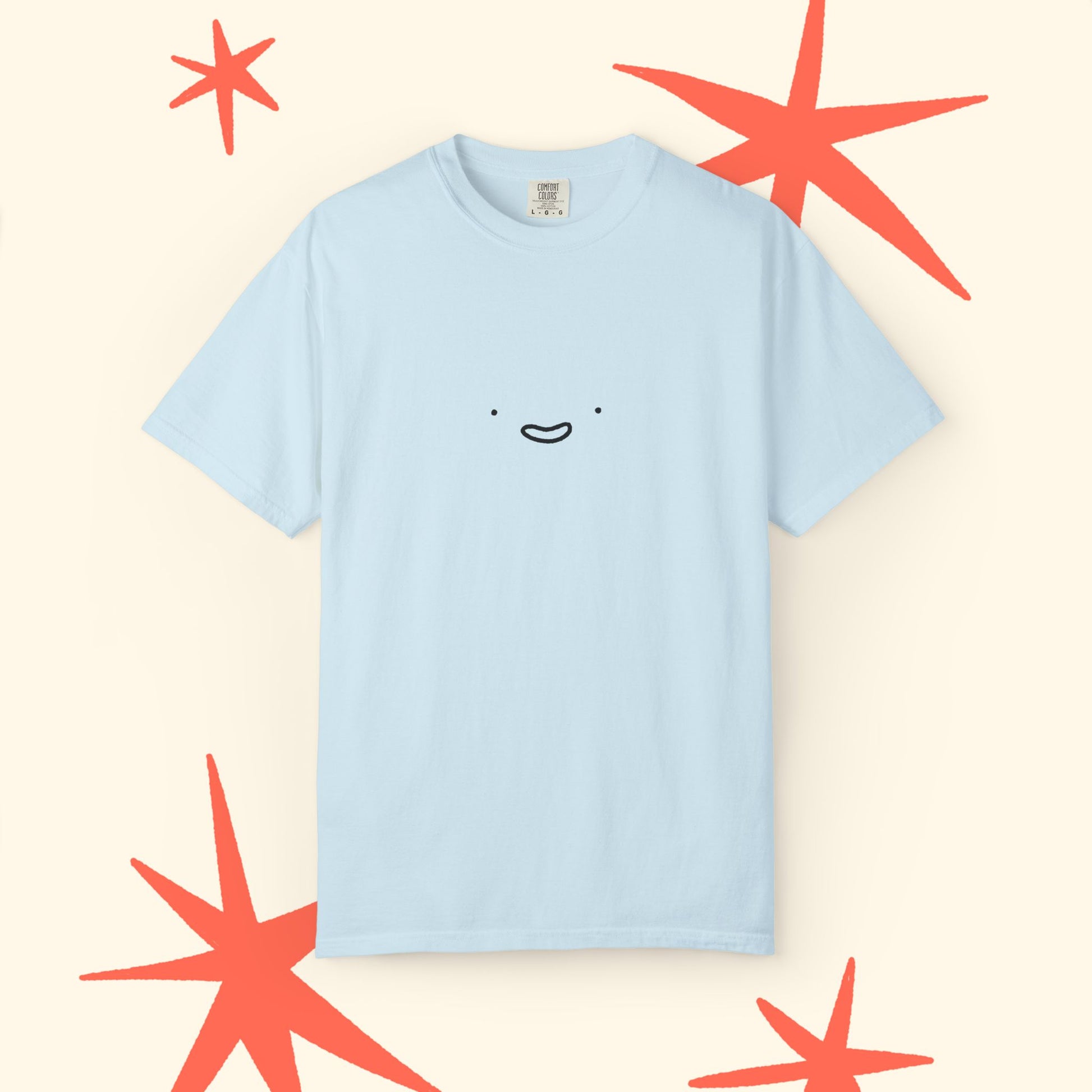 Smiley Unisex Garment-Dyed T-shirt