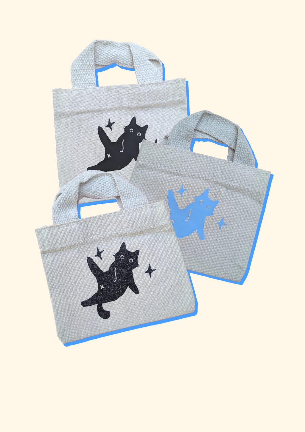 mini cat tote