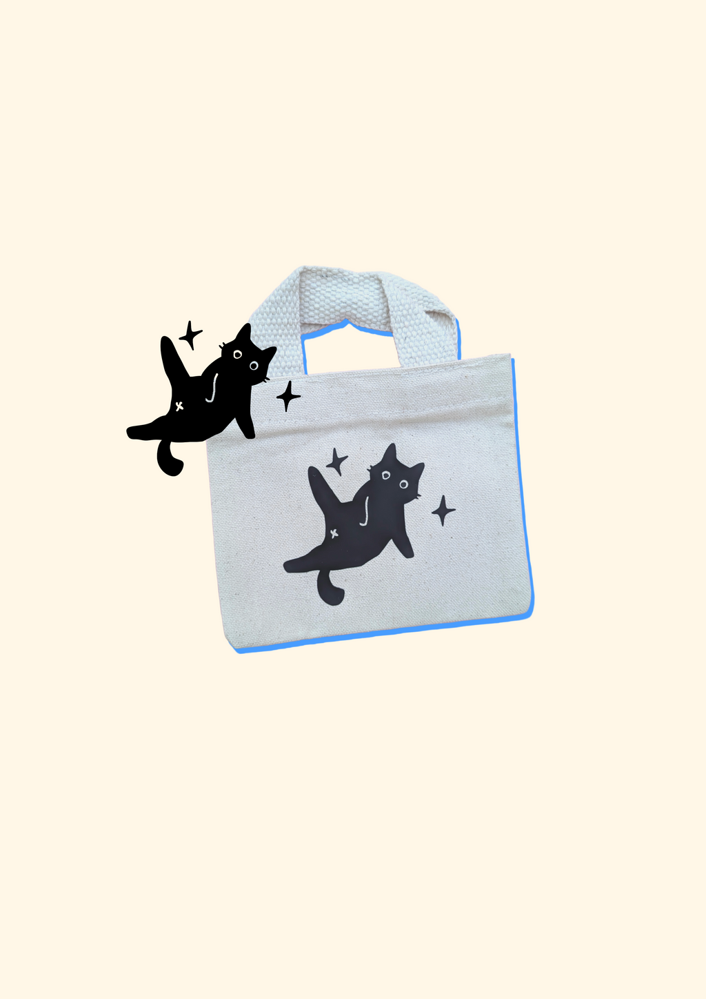 mini cat tote