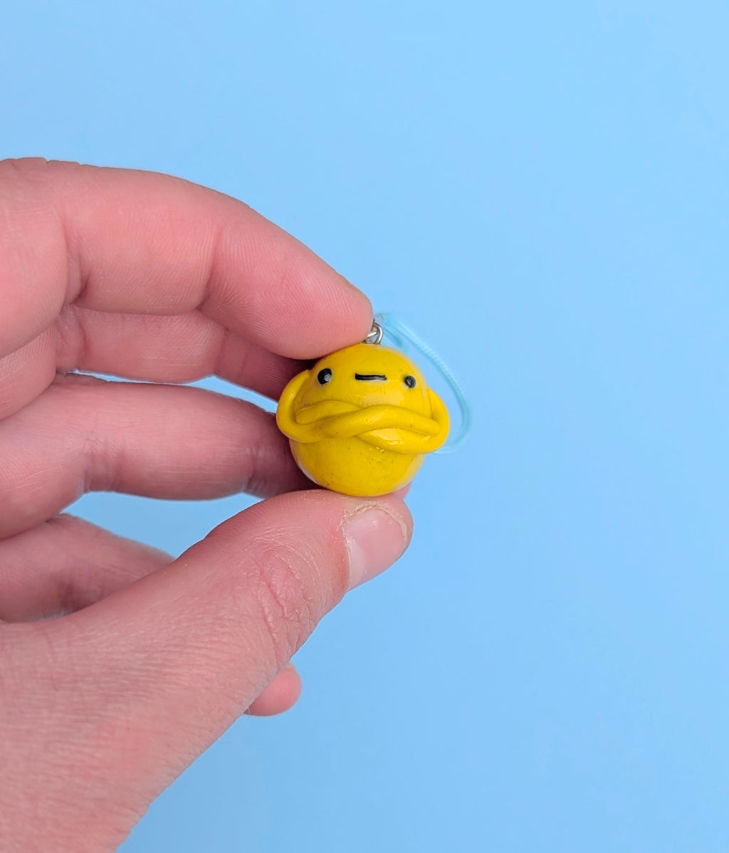 judgy blob keychain