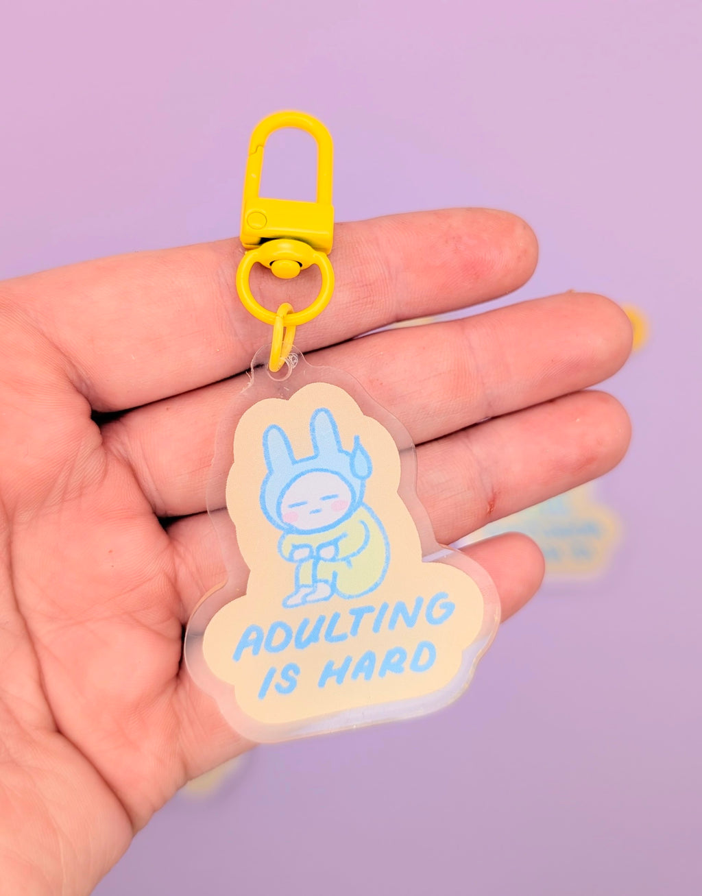 adulting is hard keychain 2.0