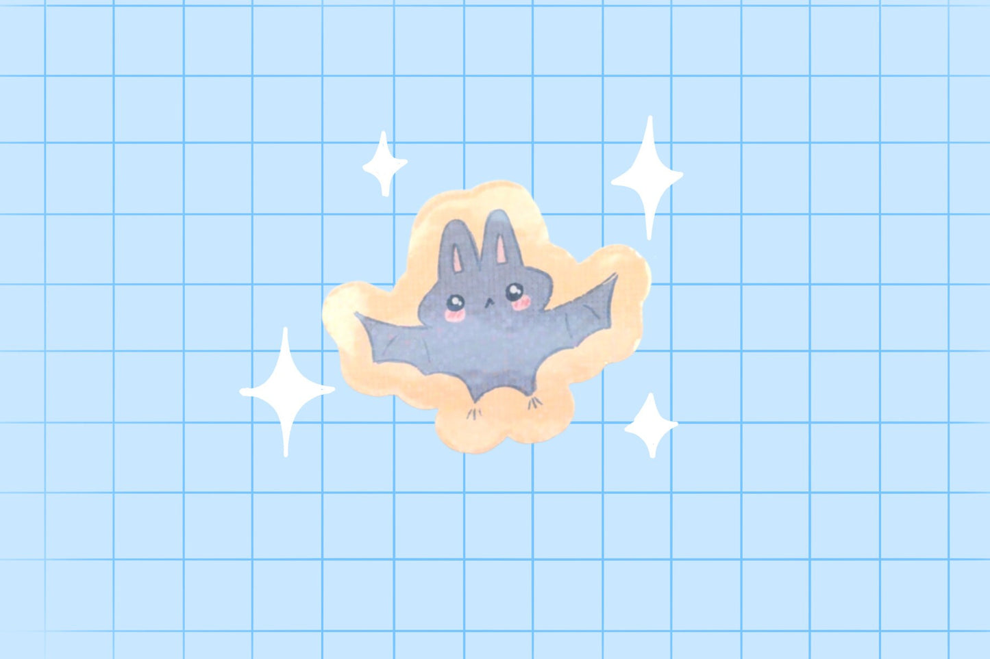 spoopy bat sticker