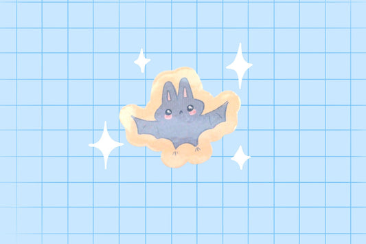 spoopy bat sticker