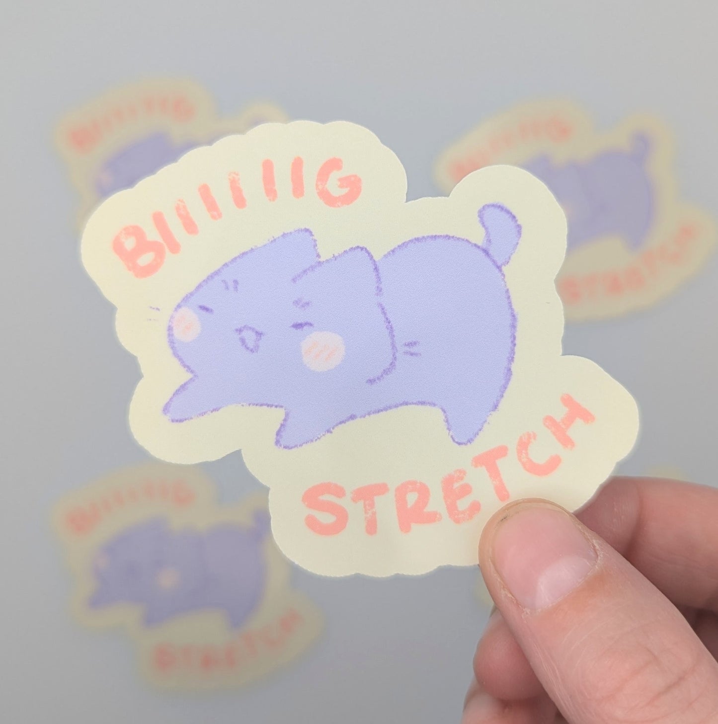 biiiiig stretch sticker