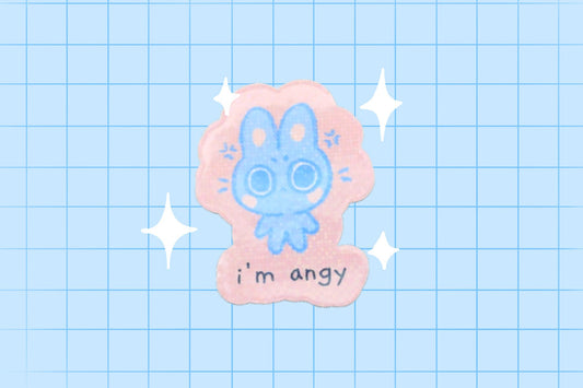 i'm angy sticker