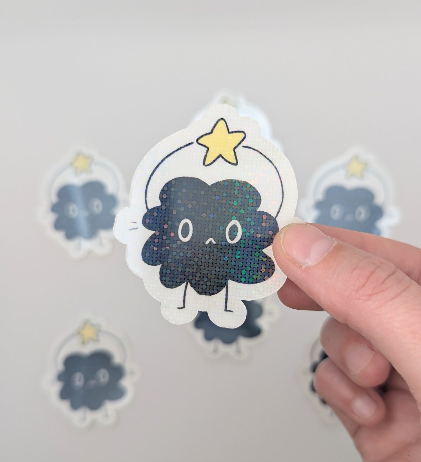 furball with star sticker