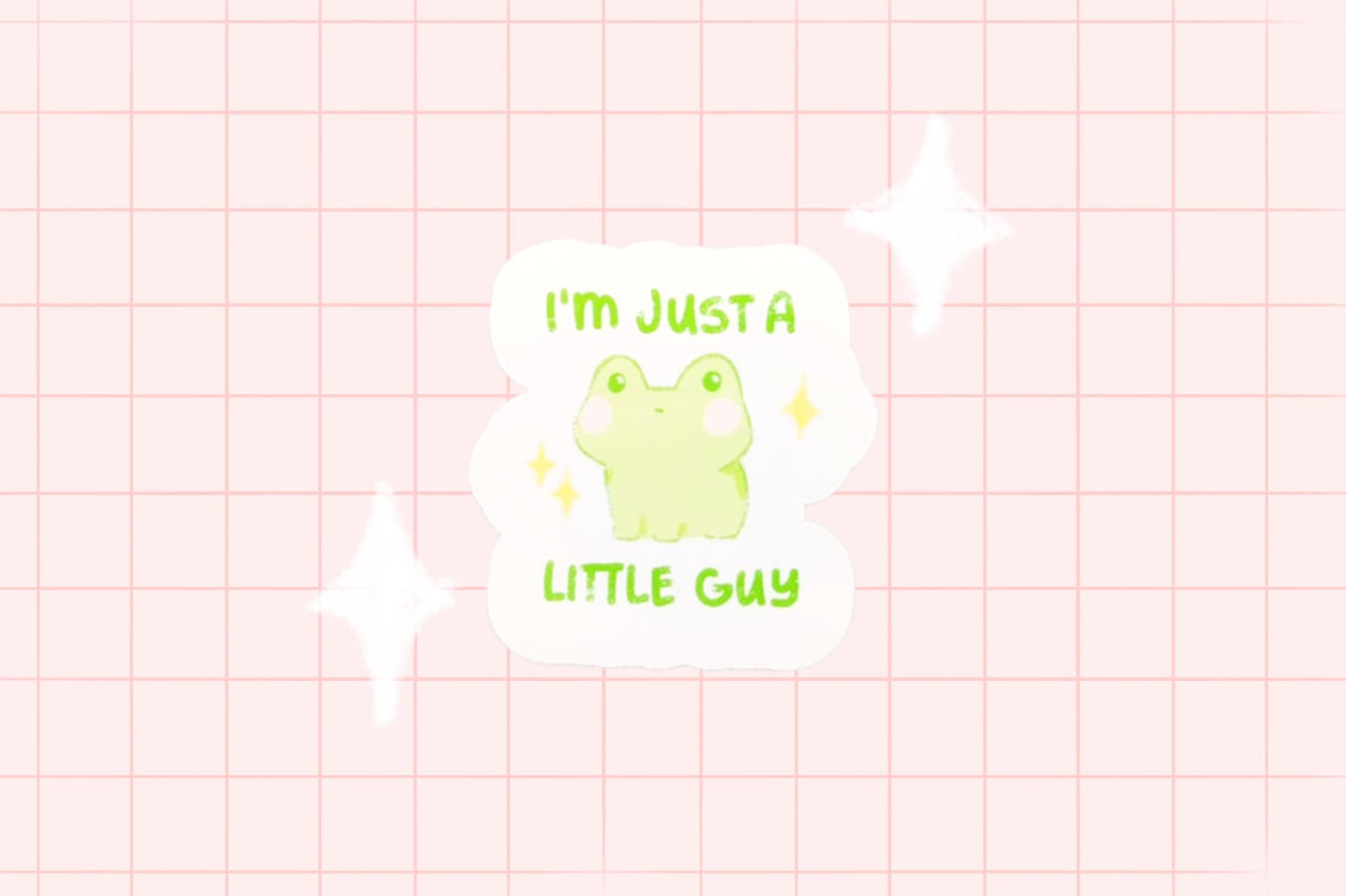 i'm just a little guy sticker