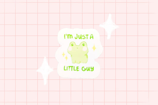 i'm just a little guy sticker