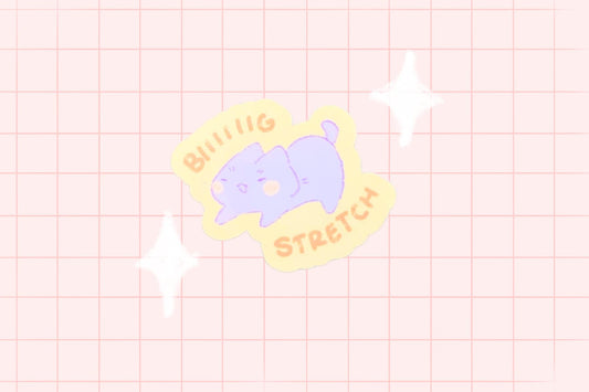 biiiiig stretch sticker