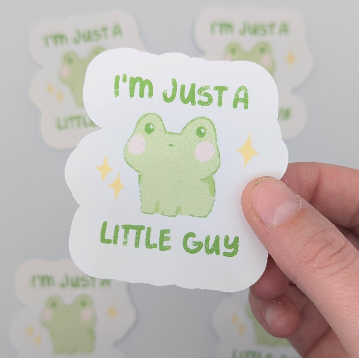 i'm just a little guy sticker